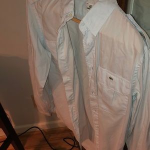 Pale blue Lacoste button down
